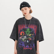 BLACK AIR 'Grave Digger' Washed Cotton Jersey Graphic T-Shirt-streetwear-techwear