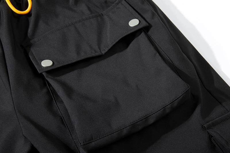 Casual Snap Button Cargo Pants-streetwear-techwear