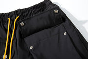 Casual Snap Button Cargo Pants-streetwear-techwear