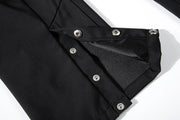 Casual Snap Button Cargo Pants-streetwear-techwear