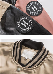 Faux Leather 1968 Varsity Jacket-streetwear-techwear