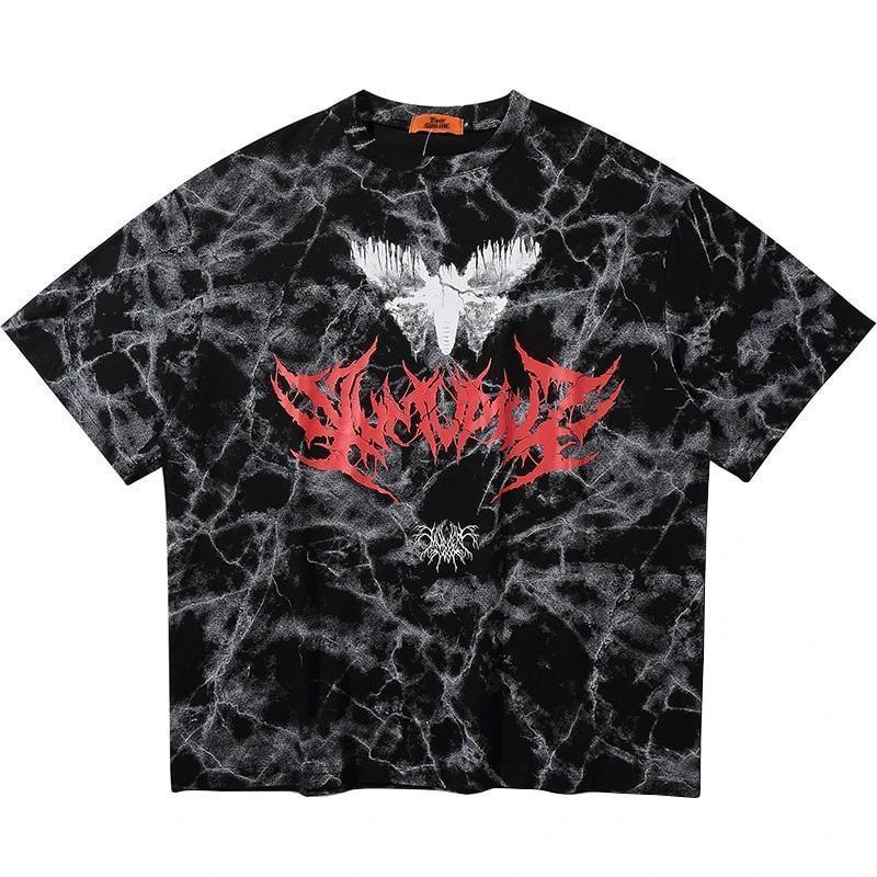 Marbled Death Metal T-Shirt-streetwear-techwear-street-style-mens-womens-fashion