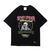Stuck Forever Skeleton T-Shirt-streetwear-techwear-street-style-mens-womens-fashion